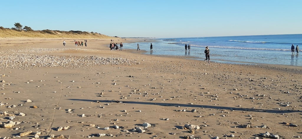 Les plages couardaises en hiver.